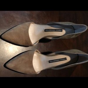 French Connection Tan Beige Nude Heels Pumps